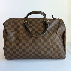 Louis Vuitton Speedy 35 in Damier Ébène